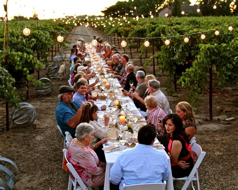 Beautiful Vineyard Dinner Wedding Event Venues Vineyard Dinner Party