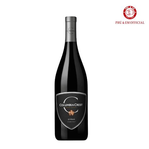 Rượu Vang Đỏ Mỹ Columbia Crest Grand Estates Shiraz PHU EM FOOD WINE