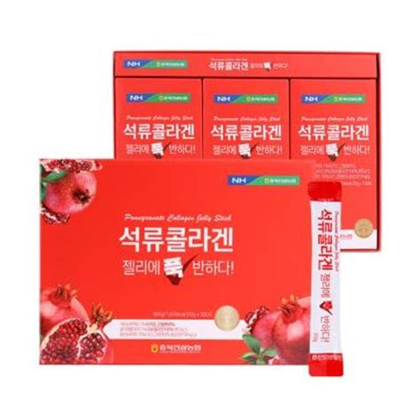 Cbinsam 충북인삼농협 석류콜라겐 젤리에 푹 반하다 30포 핫트랙스