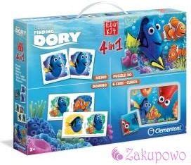 Clementoni Disney Gdzie Jest Dory Zestaw 4 W 1 Memory Puzzle Domino