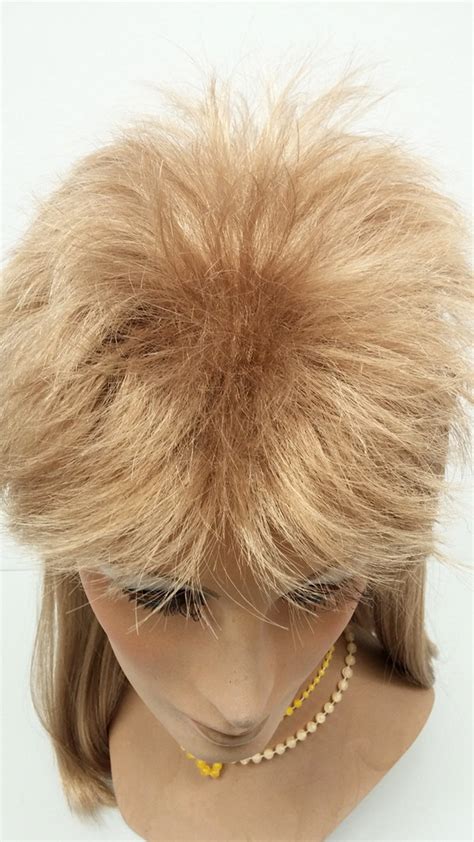 Inch Long Joe Dirt Style Mullet Wig Men S Dirty Blonde Etsy