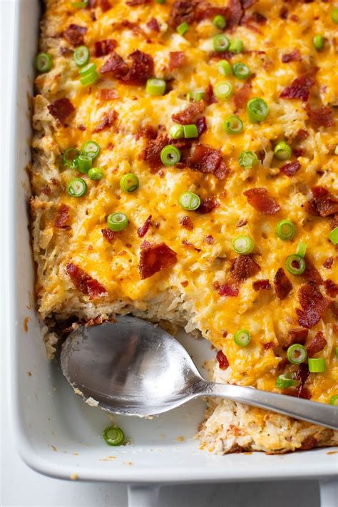 Chicken Hashbrown Casserole Recipe Chicken Hashbrown Casserole Easy Casserole Dishes Hash