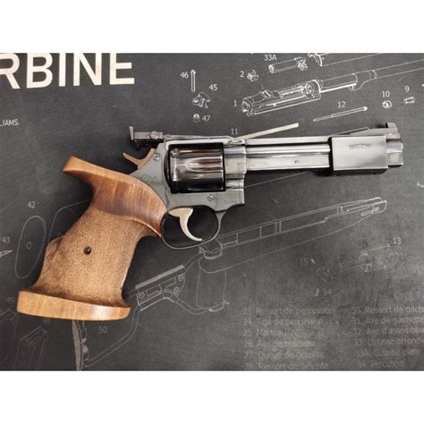 Revolver MANURHIN MR38 MATCH cal 38 spé canon 14 7 cm belle occasion