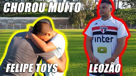 LEOZÃO FEZ FELIPE TOYS E PRODUTOR CHORAR MUITO Desafios de Futebol