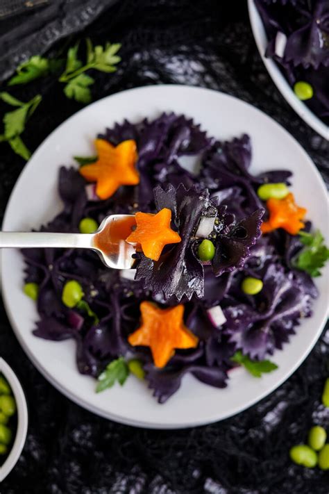 Halloween Pasta Salad Recipe with Bat Wings and Eyeballs!