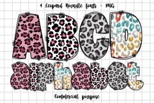 Leopard Alphabet Font Bundle PNG Graphic By Creative Pro Svg Creative