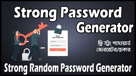 Strong Random Password Generator Free Create A Strong Password Youtube