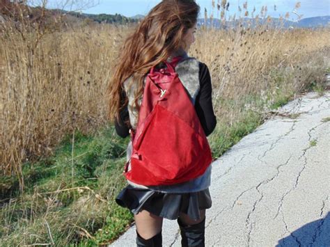 Iyiami Handbags On Instagram Kalliope Backpack Red Color