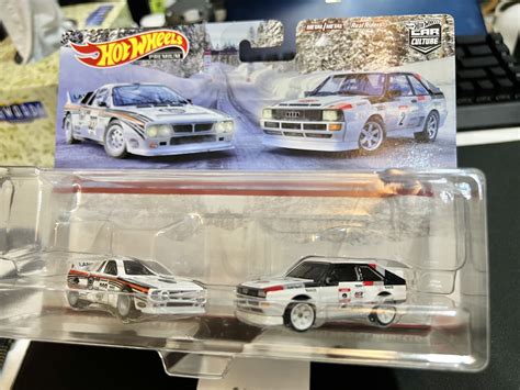 Hot Wheels Premium Car Culture Group B 2 Pack Lancia Rally 037 84 Audi Sport Quattro Hobbies