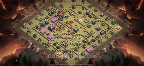 Melhor Layout Para Guerra CV14 Link Anti Tudo COC Clash Of Clans