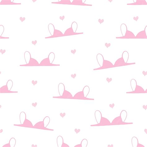 Premium Vector Bra Seamless Pattern Underwear Background Brassiere