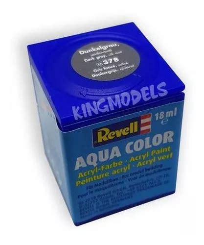 Tinta Revell Aqua Color Cod 36378 Dark Grey 18ml Parcelamento