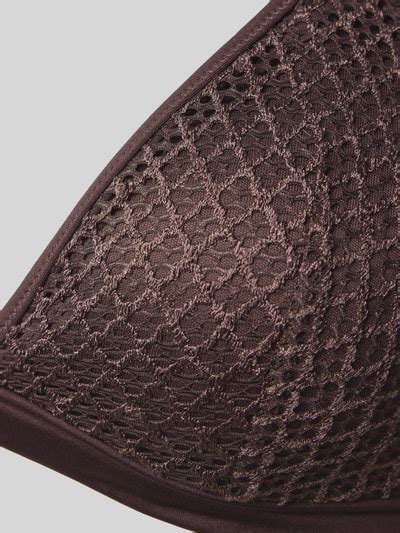 Kup online Marie Jo Top bikini z wiązaniem na szyi model TOMAR ciemnobrązowy