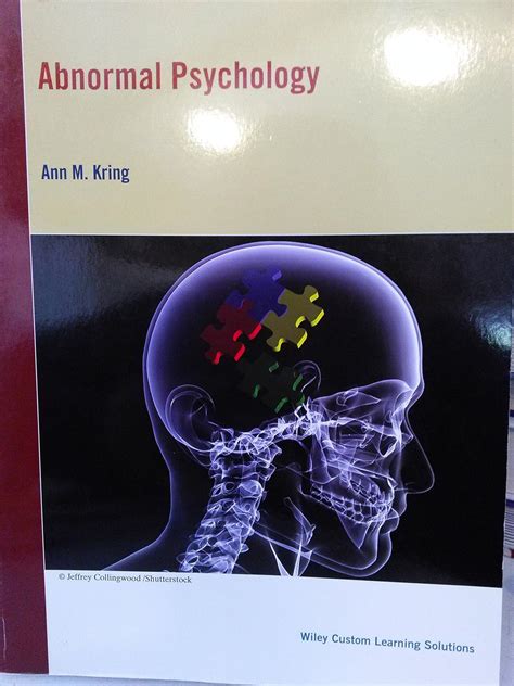 Abnormal Psychology Ann M Kring 9781119260219 Books