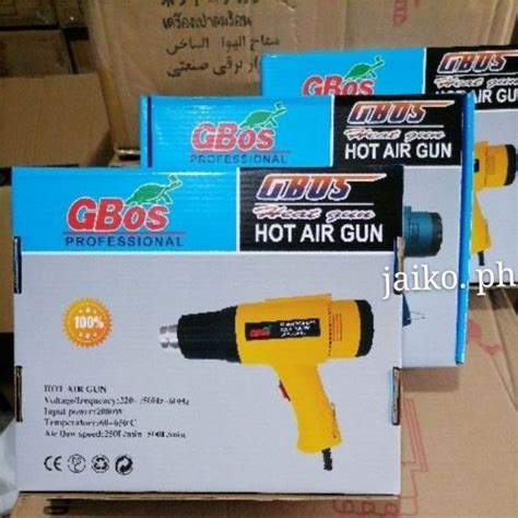 GBos Heavy Duty Heat Gun 2000W Hot Air Blower Gun For Plastic Lazada PH