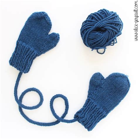 Moufles Au Tricot Pour Jeune Enfant Ans Diy Par Alice Gerfault