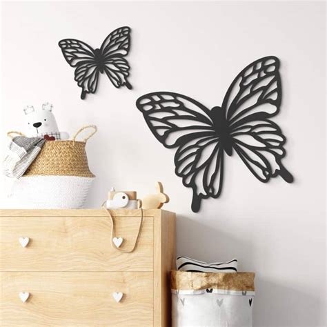 MDF Holzdeko Schmetterling Isabella Wall Art De