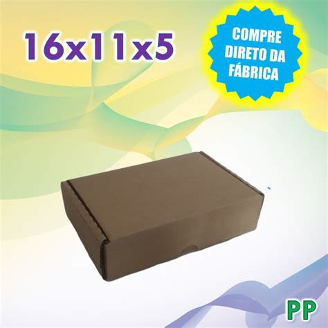 10 Caixas de Papelão 16x11x5 montável PPS Embalagem caixas para seu