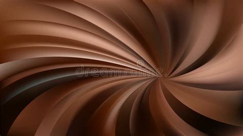 Black And Brown Spiral Rays Background Vector Image Stock Illustration