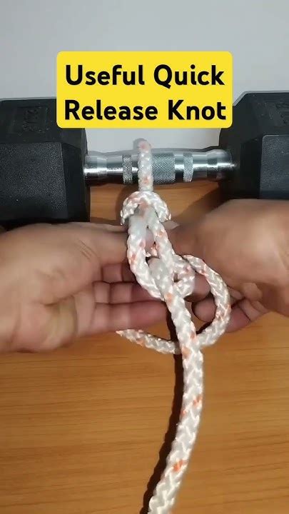 How To Tie Quick Release Knot Youtube