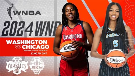 Washington Mystics Vs Chicago Sky Live Scoreboard 2024 Wnba Youtube