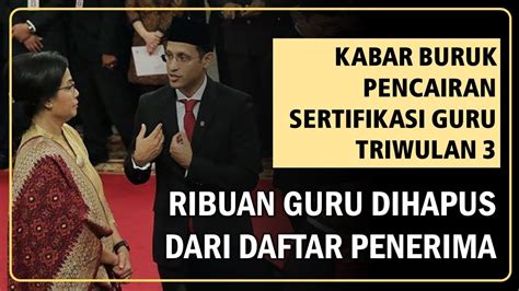 Kabar Buruk Ribuan Guru Dihapus Dari Daftar Penerima Tunjangan