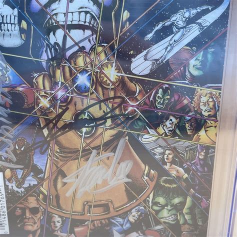 The Infinity Gauntlet Cgc Ss Stan Lee George Perez Jim