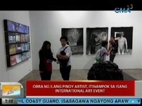 Ub Obra Ng Ilang Pinoy Artist Itinampok Sa Isang International Art