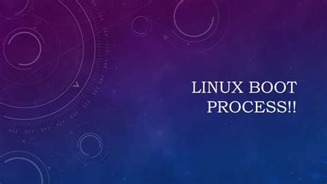 Linux Booting Process Ppt