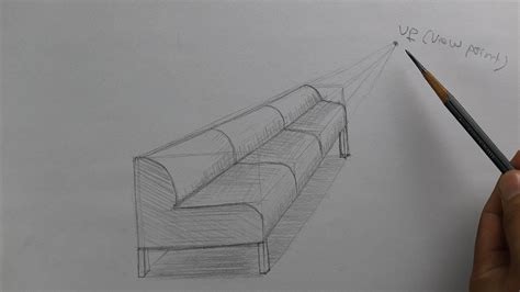 How To Draw A Couch In One Point Perspective - Calendarinternal21