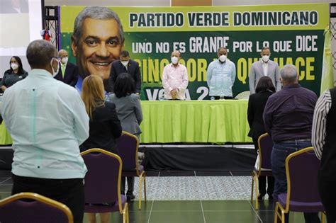 Partido Verde Dominicano Proclama A Gonzalo Castillo Como Su Candidato