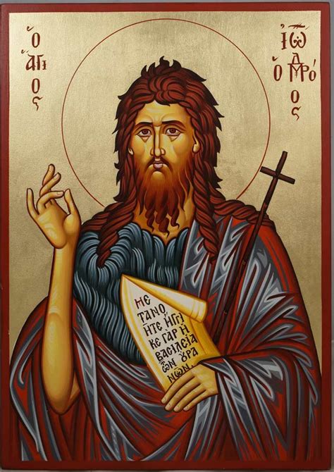 St Prophet John Forerunner Orthodox Icon Blessedmart