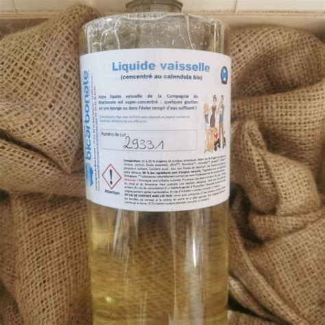 Liquide Vaisselle Concentr Au Calendula Bio Ml Le Mas Du Roseau