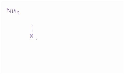 SOLVED:Ammonia has four pairs of electrons around the central nitrogen ...