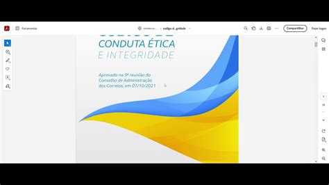 C Digo De Conduta Tica E Integridade Correios Youtube