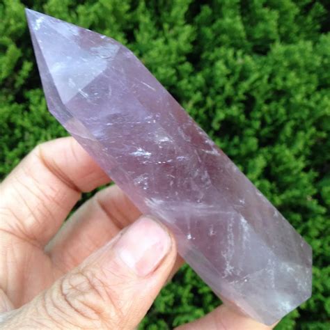 Free Shipping 1pcs NATURAL Amethyst QUARTZ CRYSTAL WAND POINT HEALING