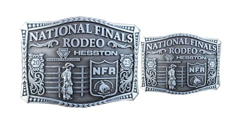 Hesston National Finals Rodeo Belt Buckles