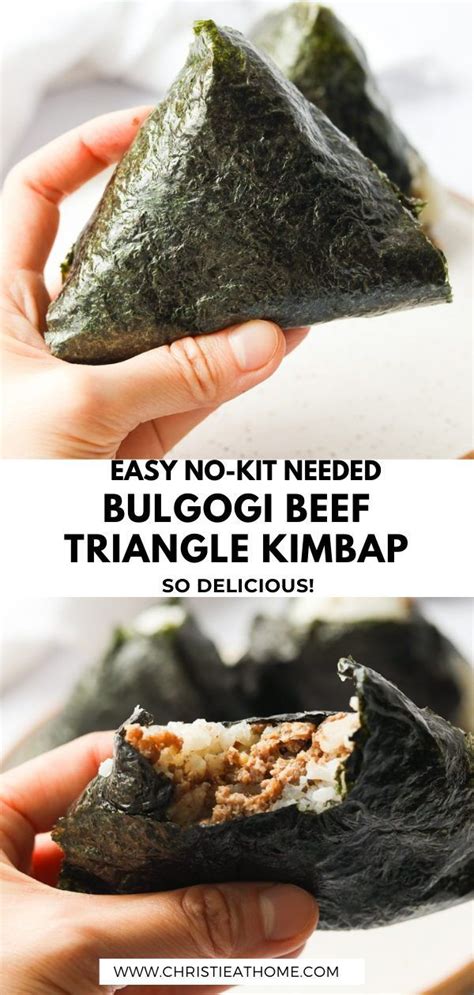 Bulgogi Beef Triangle Kimbap Artofit