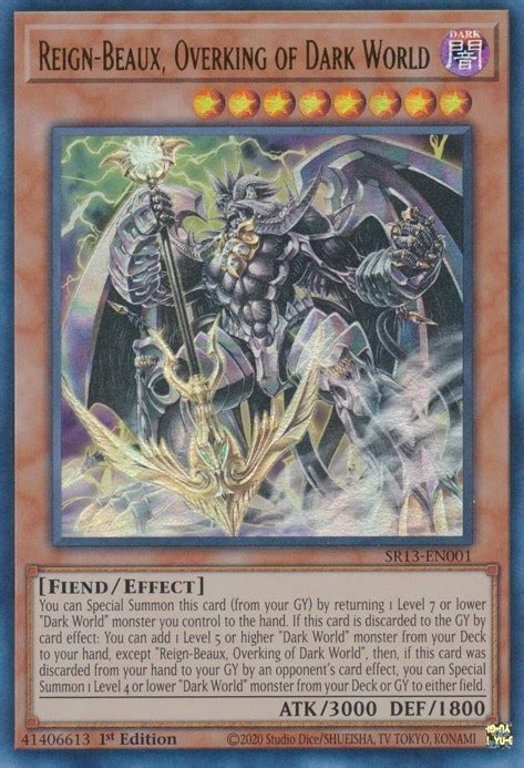 Reign-Beaux, Overking of Dark World - Structure Deck: Dark World - YuGiOh