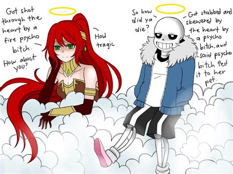 Meanwhile In The Afterlife Sans Glitchtale RWBY Undertale