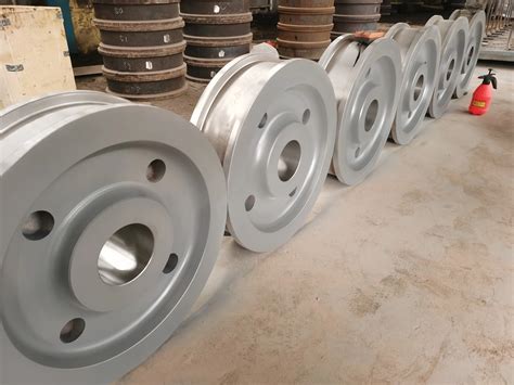 Heavy Duty Single Flange Steel Crane Bogie Wheel Transfer Cart Trolley