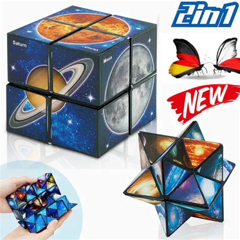 3D ZAUBERWÜRFEL EUKLIDISCHER Würfel Star Cube Magic Cube Set