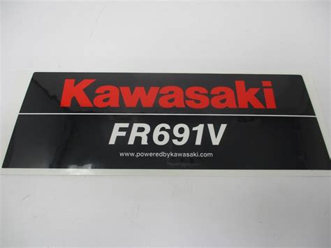 Genuine Kawasaki Fr V Engine Decal Sticker