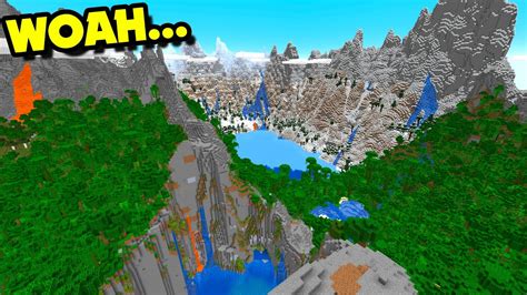 Woah Very BEAUTIFUL MOUNTAIN SPAWN Seed Minecraft 1 20 Java