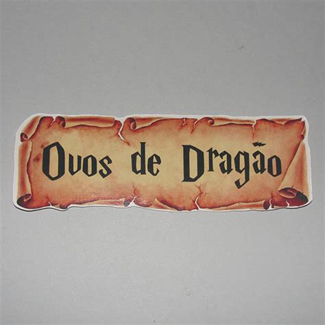 Aplique adesivo Ovos de Dragão Personalizado Elo7