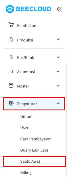 Input Saldo Awal Uang Muka Customer Beecloud 3 0 Bee Id