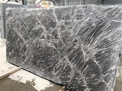 Chinese Juparana Granite Polished Grey Granite Slabs