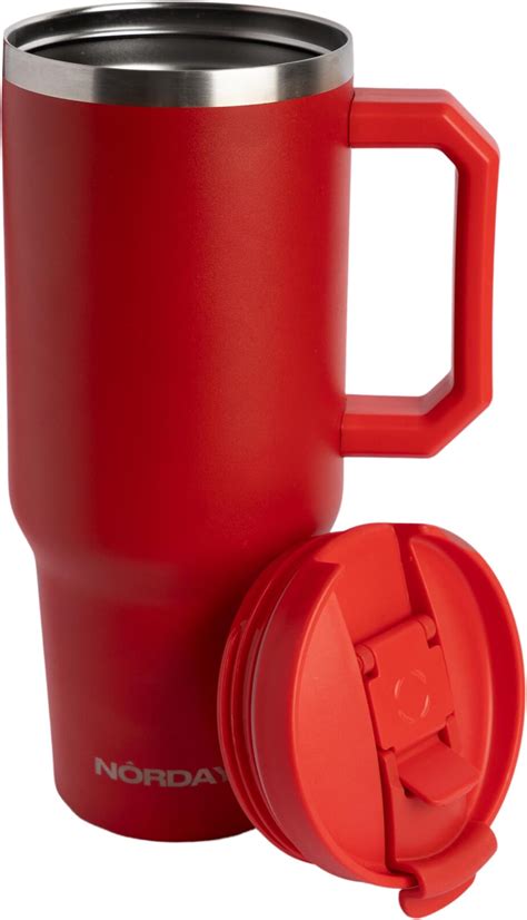 Norday Termo Tumbler Oz Titan Rojo Termos Para Cafe Vaso