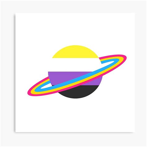 Nonbinary Pansexual Pride Planet Non Binary Pansexal Hd Phone