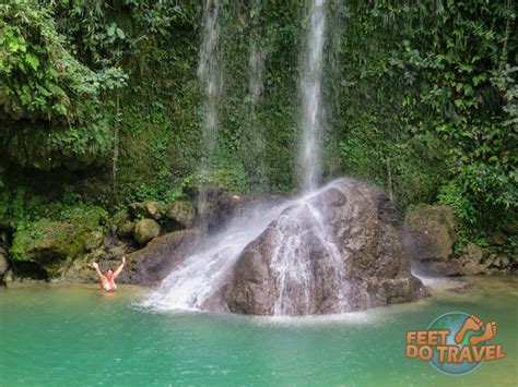 Montpeller Falls Alegria And Mainit Hot Springs Malabuyoc Cebu